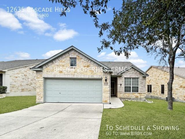 3 BR, 2 BA Apartment 12635 Cascade Hills, San Antonio, TX 78253