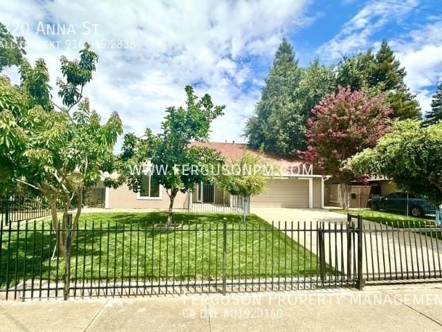 3 BR, 2 BA Apartment 1320 Anna St, West Sacramento, CA 95605