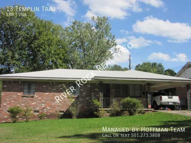 3 BR, 2 BA Apartment 13 Templin Trail, Little Rock, AR 72205