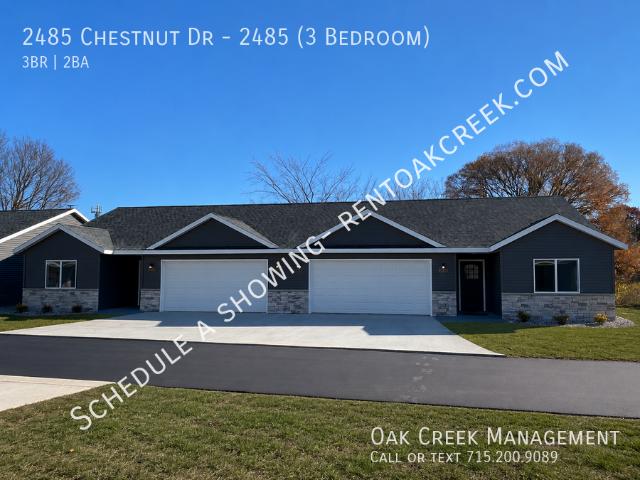 3 BR, 2 BA Apartment 2485 Chestnut Dr, Plover, WI 54467