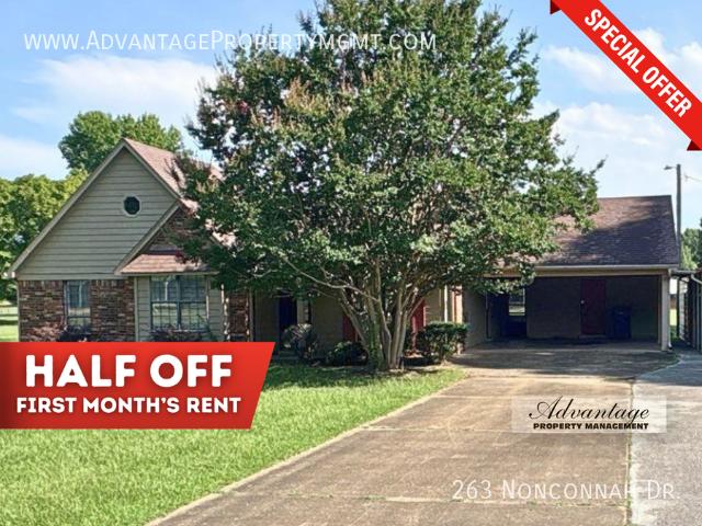 3 BR, 2 BA Apartment 263 Nonconnah Dr Byhalia, MS 38611