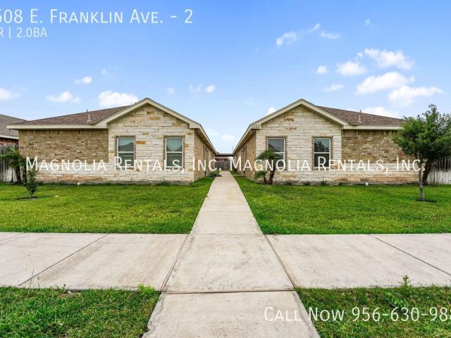 3 BR, 2 BA Apartment 2608 E. Franklin Ave Alton, TX 78573