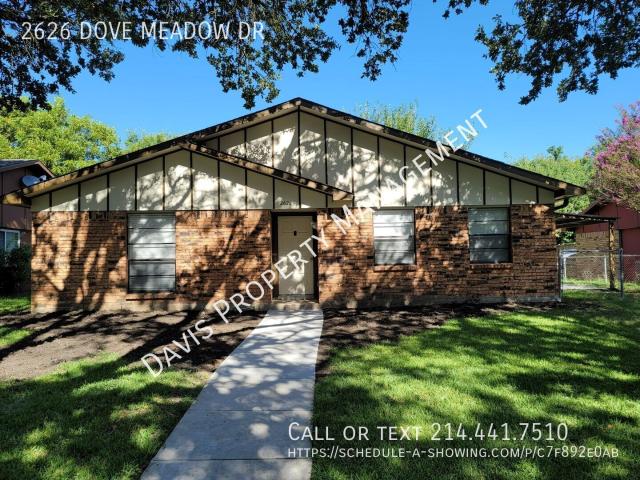 3 BR, 2 BA Apartment 2626 DOVE MEADOW DR, GARLAND, TX 75043