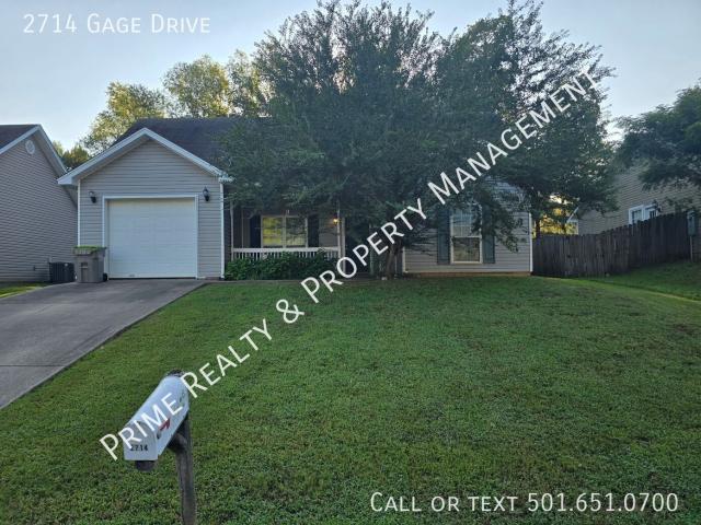 3 BR, 2 BA Apartment 2714 Gage Drive, Benton, AR 72019