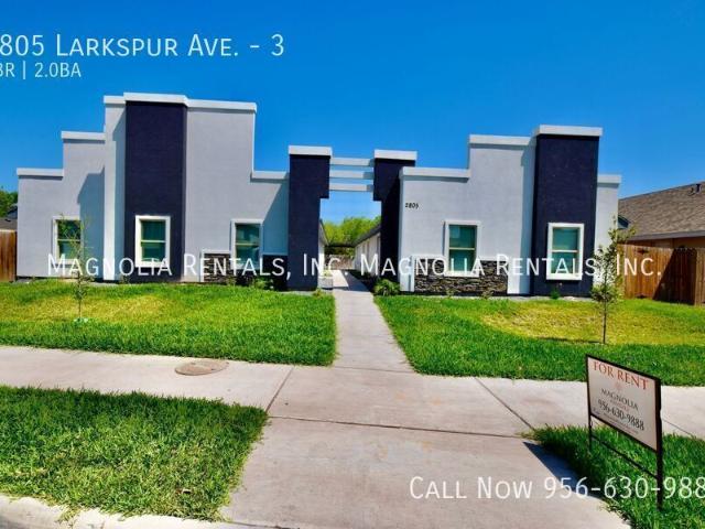 3 BR, 2 BA Apartment 2805 Larkspur Ave Edinburg, TX 78541