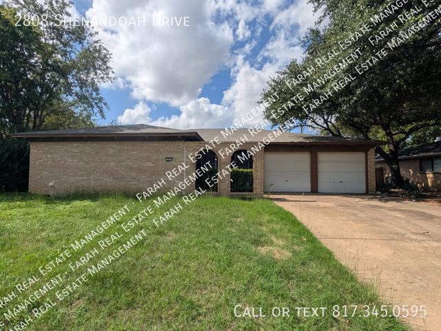 3 BR, 2 BA Apartment 2808 Shenandoah Drive, Arlington, TX 76014