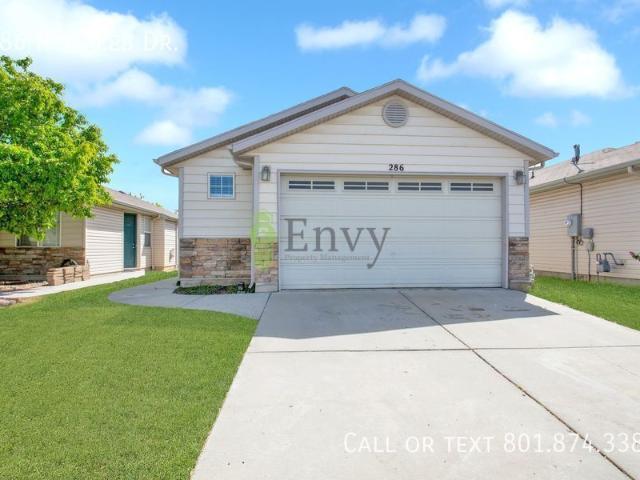 3 BR, 2 BA Apartment 286 N. Caleb Dr North Salt Lake City, UT 84054