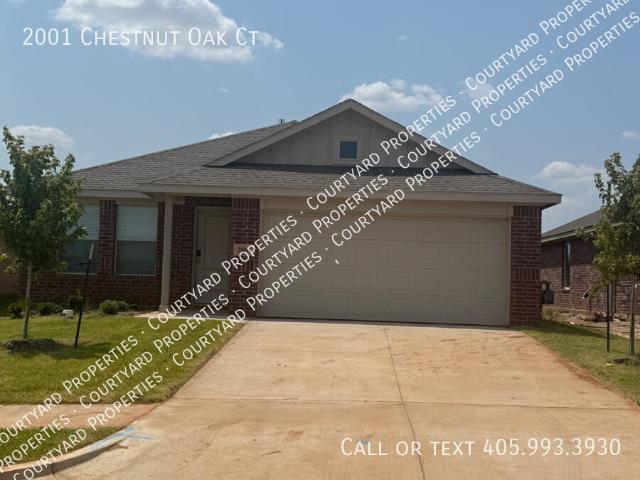 3 BR, 2 BA Apartment 2001 Chestnut Oak Ct, Oklahoma City, OK 73128