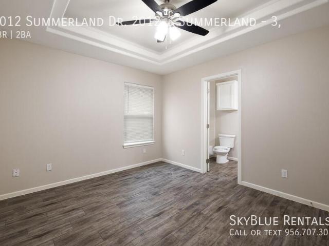 3 BR, 2 BA Apartment 2012 Summerland Dr. 2012 3 Summerland, Edinburg, TX 78541