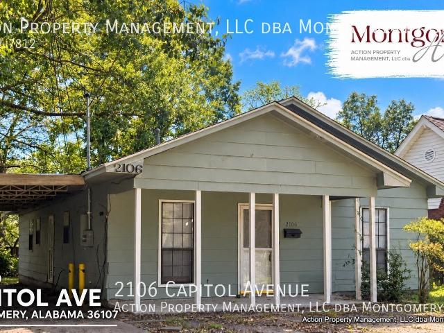 3 BR, 2 BA Apartment 2106 Capitol Avenue, Montgomery, AL 36107
