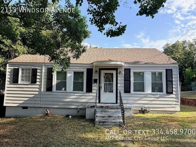 3 BR, 2 BA Apartment 2113 Windsor Avenue, Montgomery, AL 36107