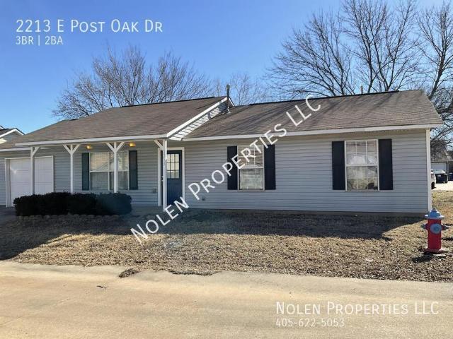 3 BR, 2 BA Apartment 2213 E Post Oak Dr, Stillwater, OK 74075