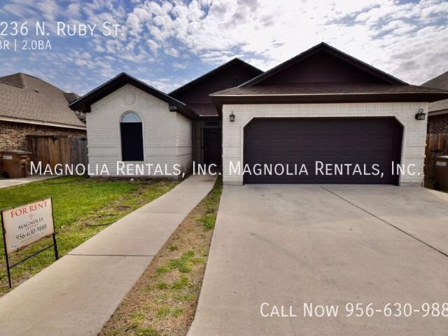 3 BR, 2 BA Apartment 2236 N. Ruby St Edinburg, TX 78541