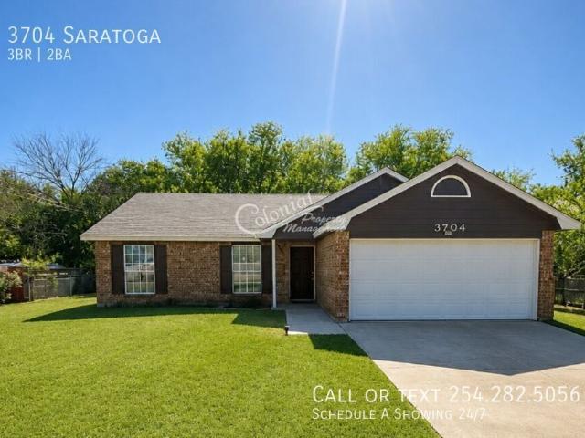 3 BR, 2 BA Apartment 3704 Saratoga, Killeen, TX 76543