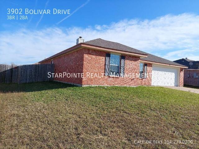 3 BR, 2 BA Apartment 3902 Bolivar Drive, Killeen, TX 76549
