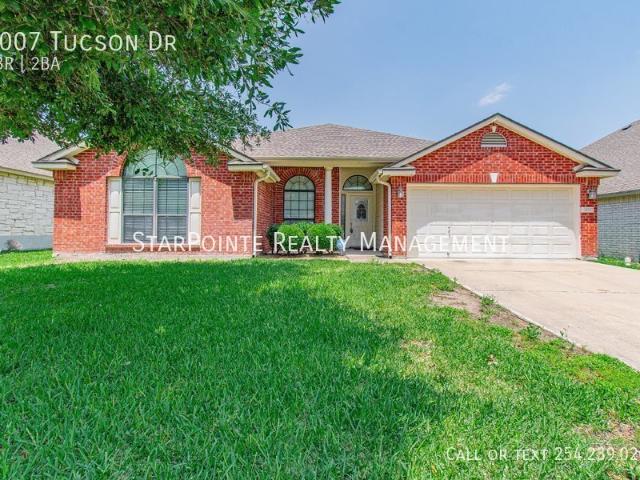 3 BR, 2 BA Apartment 3007 Tucson Dr, Killeen, TX 76543