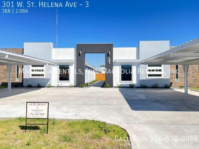 3 BR, 2 BA Apartment 301 W. St. Helena Ave, Edinburg, TX 78541