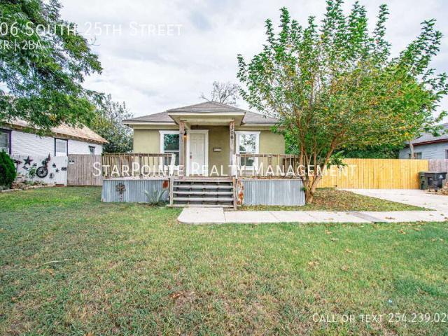 3 BR, 2 BA Apartment 306 South 25th Street, Temple, TX 76504