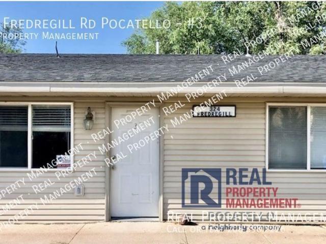 3 BR, 2 BA Apartment 324 Fredregill Rd Pocatello, Pocatello, ID 83204