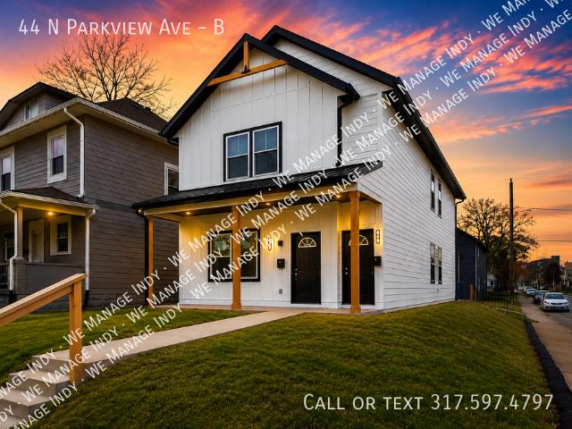 3 BR, 2 BA Apartment 44 N Parkview Ave, Indianapolis, IN 46201