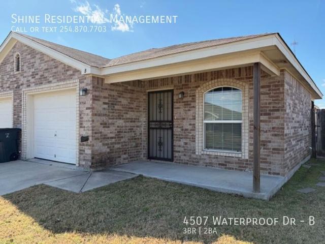 3 BR, 2 BA Apartment 4507 Waterproof Dr, Killeen, TX 76549