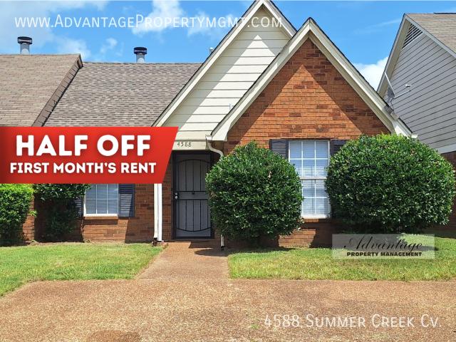 3 BR, 2 BA Apartment 4588 Summer Creek Cv Memphis, TN 38141