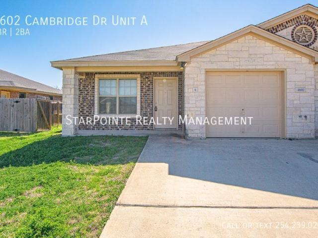 3 BR, 2 BA Apartment 4602 Cambridge Dr Unit A, Killeen, TX 76549