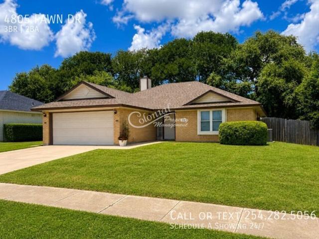 3 BR, 2 BA Apartment 4805 FAWN DR, KILLEEN, TX 76542