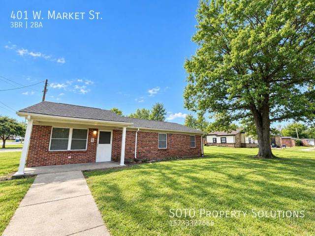 3 BR, 2 BA Apartment 401 W. Market St Charleston, MO 63834