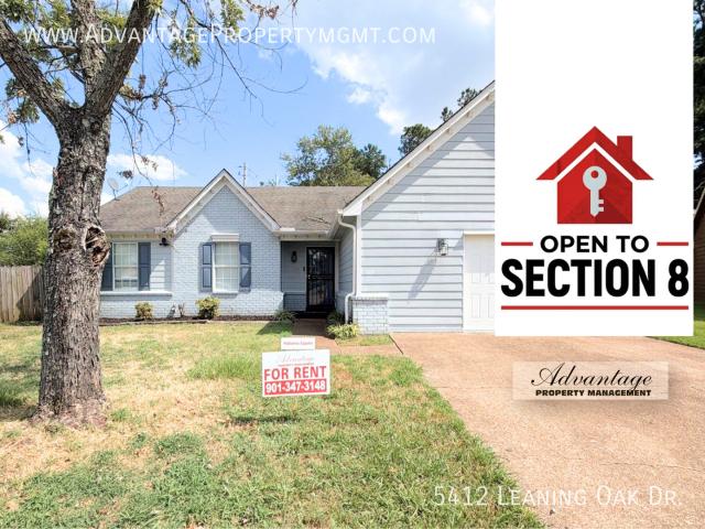 3 BR, 2 BA Apartment 5412 Leaning Oak Dr Memphis, TN 38141