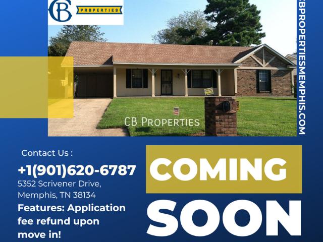 4 BR, 2 BA Apartment 5353 Scrivener Dr, Memphis, TN 38134