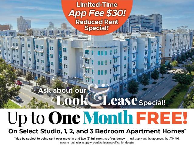 3 BR, 2 BA Apartment 659 W Amelia Street Unit 411, Orlando, FL 32801