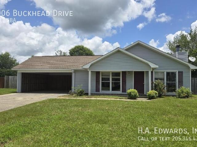 3 BR, 2 BA Apartment 6006 Buckhead Drive, Northport, AL 35475