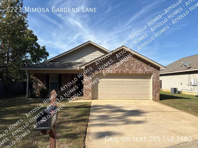 3 BR, 2 BA Apartment 6223 Mimosa Gardens Lane, Tuscaloosa, AL 35405
