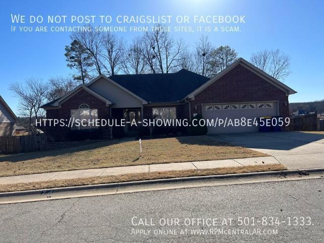 3 BR, 2 BA Apartment 74 Lakeland Dr Cabot, AR 72023
