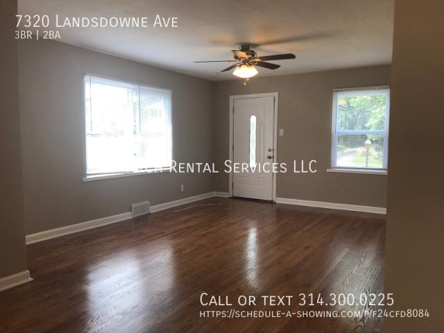 3 BR, 2 BA Apartment 7320 Landsdowne Ave, St. Louis, MO 63119