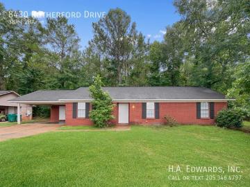 3 BR, 2 BA Apartment 8430 Rutherford Drive, Duncanville, AL 35456