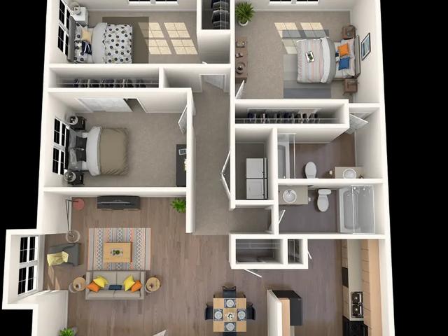 3 BR, 2 BA Apartment 875 Derbyshire Rd 255, Daytona Beach, FL 32117