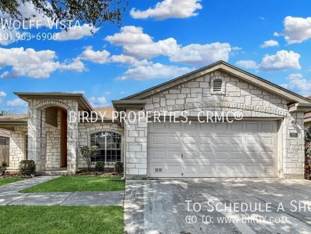 3 BR, 2 BA Apartment 8931 Wolff Vista, Converse, TX 78109