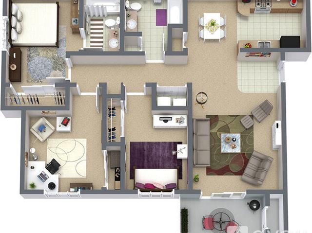 3 BR, 2 BA Apartment 802 South Garfield Road, Unit 3x2, Airway Heights, WA 99001