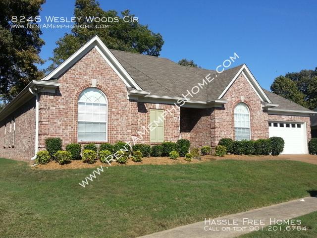 3 BR, 2 BA Apartment 8246 Wesley Woods Cir, Cordova, TN 38018
