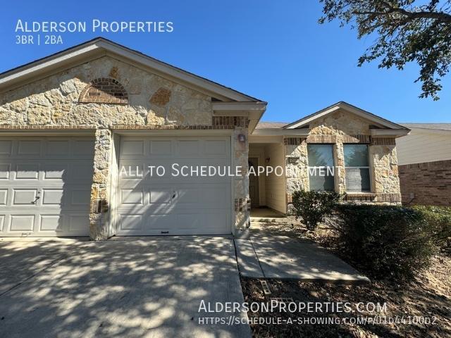 3 BR, 2 BA Apartment 9518 Ascending Port, Converse, TX 78109
