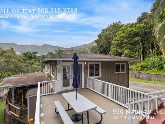 3 BR, 2 BA Apartment 930 Maunawili Cir, Kailua, HI 96734
