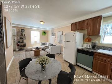3 BR, 3 BA Apartment 1273 1/2 W 39th St Los Angeles, CA 90037