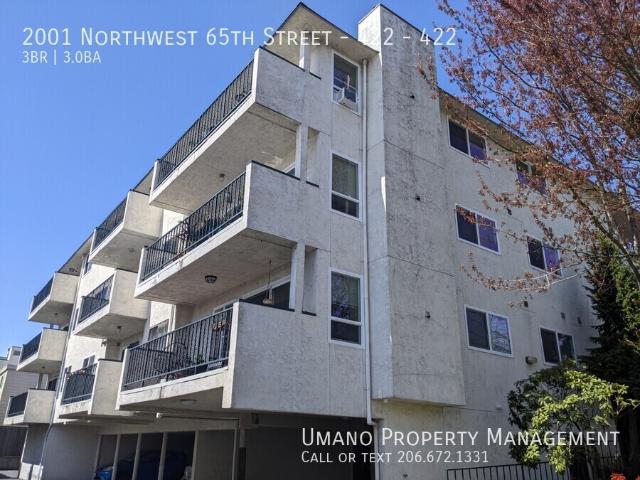3 BR, 3 BA Apartment 2001 Northwest 65th Street 422, Seattle, WA 98117