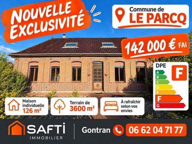 3 chambres, Le Parcq Nord 62770 106202861