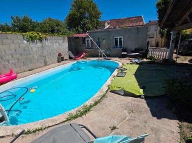 3 chambres piscine, jardin plein pied