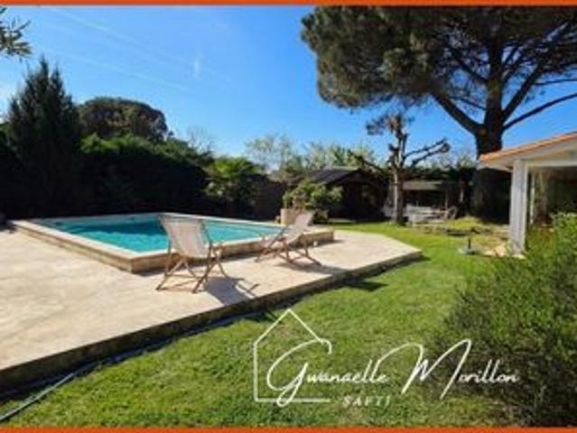 3 chambres poss 4, véranda, garage, piscine