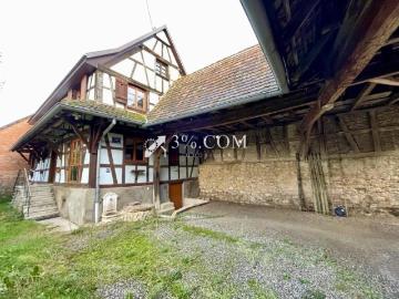 3%.COM EXCLUSIVITE à BERSTHEIM, Maison alsacienne 125m2,3