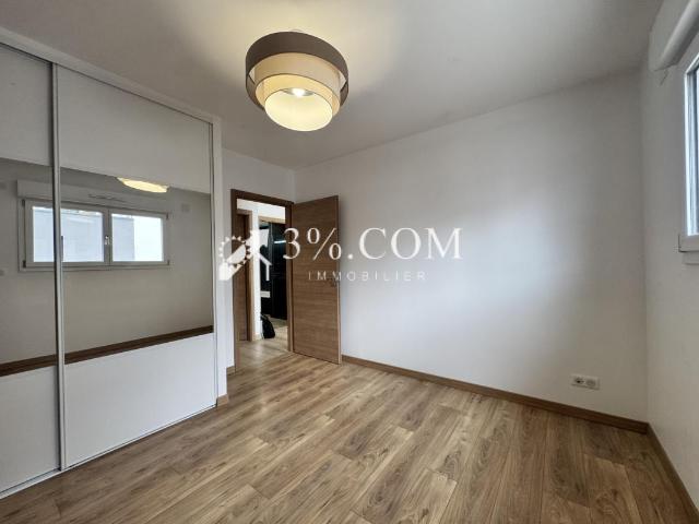3%.COM lumineux 3 pièces 69m2 rez de jardin + garage et park